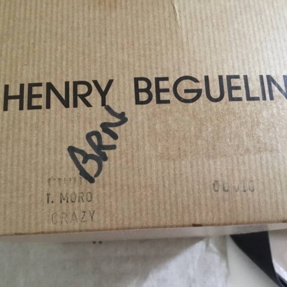 Henry Beguelin Brown Leather Embossed Flats: Women's 8.5; Box Included. - Picture 7 of 9